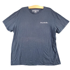 Margaritaville Men's Long Board Contest Graphic T-Shirt Blue XL Crew Neck Cotton